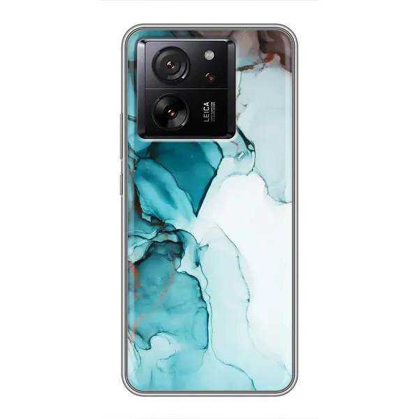 Чохол з принтом «Бірюзовий мрамор» для Xiaomi 13T