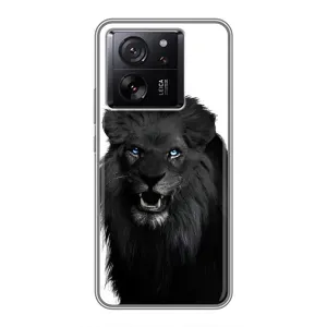Чехлы с картинками животных Xiaomi 13T (Черный ЛЕВ)