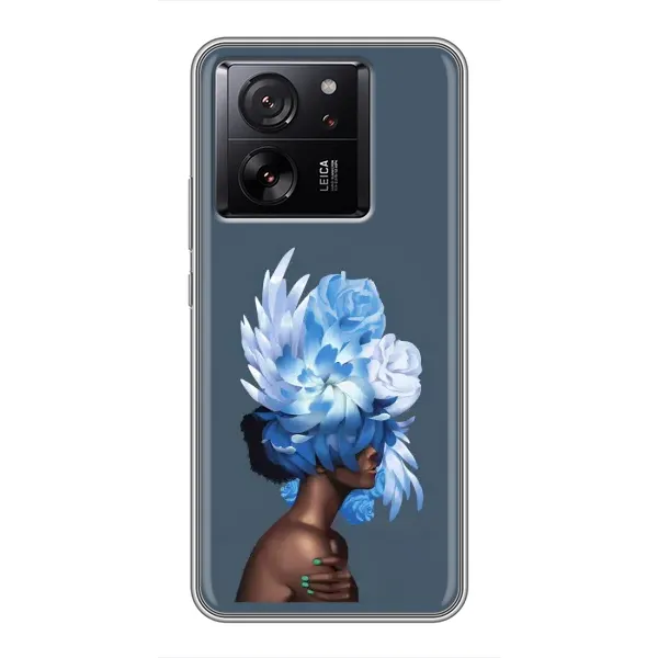Чехол с принтом «Цветы на голове» для Xiaomi 13T