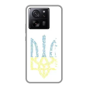 Чехлы для Xiaomi 13T  Укр. Символика (AlphaPrint) (Герб из букв)