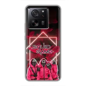 Чохол Гра в кальмара для Xiaomi 13T (Охоронці Гра кальмара)