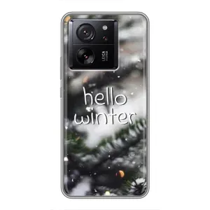 Новогодние, Праздничные Чехлы для Xiaomi 13T - 2024 год (Hello winter)