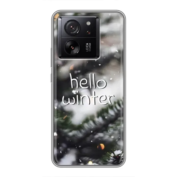 Чехол с принтом «Hello winter» для Xiaomi 13T