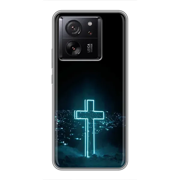 Чехол с принтом «Крест и город» для Xiaomi 13T Чехол с принтом «Крест и город» для Xiaomi 13T