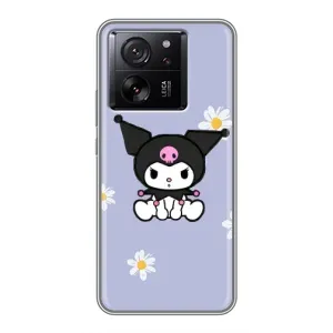Чехол с кроликом Куроми на Xiaomi 13T (Куроми в цветах)