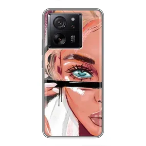 Чехол с печатью для Xiaomi 13T - (Мода) (AlphaPrint) (Макияж)