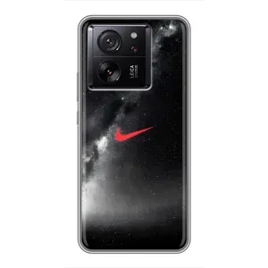 Чехол для Xiaomi 13T - с принтом Найк (AlphaPrint) (Найк красный)