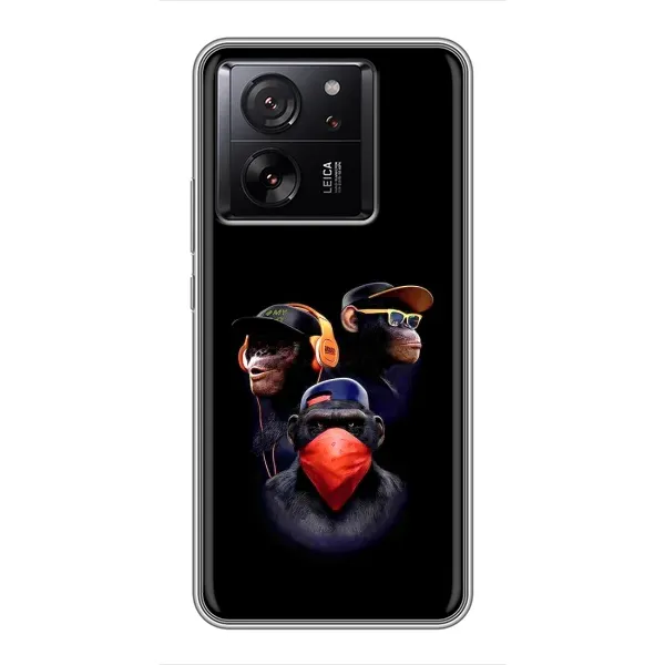 Чехол с принтом «Три обезьяны» для Xiaomi 13T