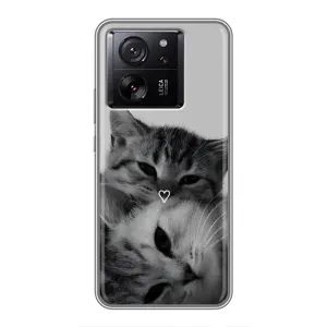 Чехол с рисунком кот на Xiaomi 13T (Пара котов)