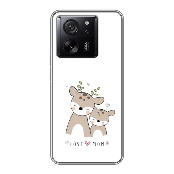 Чехол с принтом «Оленята мама и малыш» для Xiaomi 13T Чехол с принтом «Оленята мама и малыш» для Xiaomi 13T