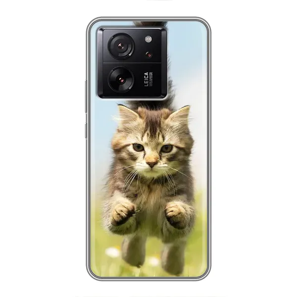 Чохол з принтом «Прижок кота» для Xiaomi 13T