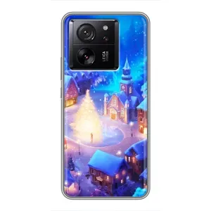 Рождественские Чехлы для Xiaomi 13T (VPrint) (Рождественский город)