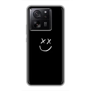Чехол для Сяоми 13Т - (AlphaPrint) с печатью (ТОП продаж) (Смайл)