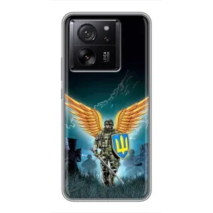 Чехлы с картинкой ЗСУ для Xiaomi 13T (AlphaPrint) (Солдат ЗСУ)