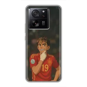 Чехол с футболистом Ламин Ямаль Xiaomi 13T (Ямаль аниме)