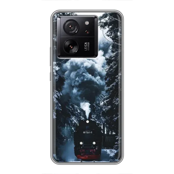 Чехол с принтом «Зимний поезд» для Xiaomi 13T