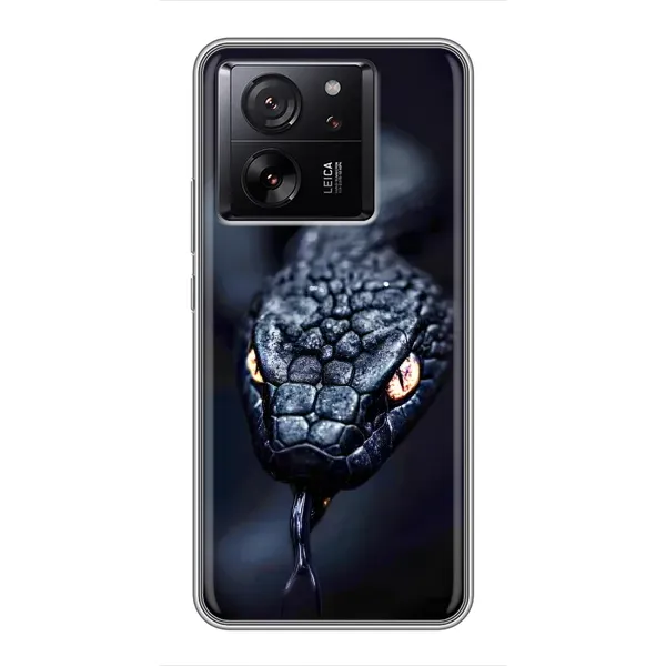 Чохол з принтом «Чорна змія» для Xiaomi 13T