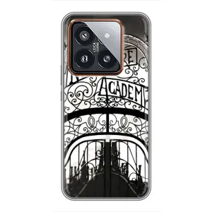 Чохол з дизайном Венздей 2 на Xiaomi 14 Pro (Ворота Академії Невермор)
