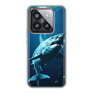 Чехол с принтом «Акула под водой» для Xiaomi 14 Pro