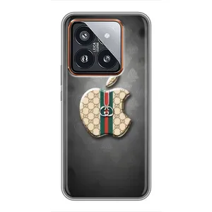 Чохли GUCCI для Ксяомі 14 Про (AlphaPrint) (Apple gucci)