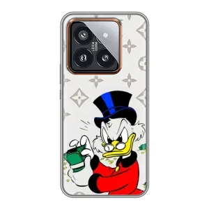Чехлы для Xiaomi 14 Pro - Скрудж МакДак Louis Vuitton (PREMIUMPrint) (Баксы Скрудж)