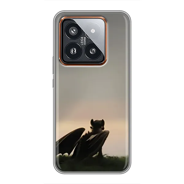 Чохол з принтом «Беззубик» для Xiaomi 14 Pro