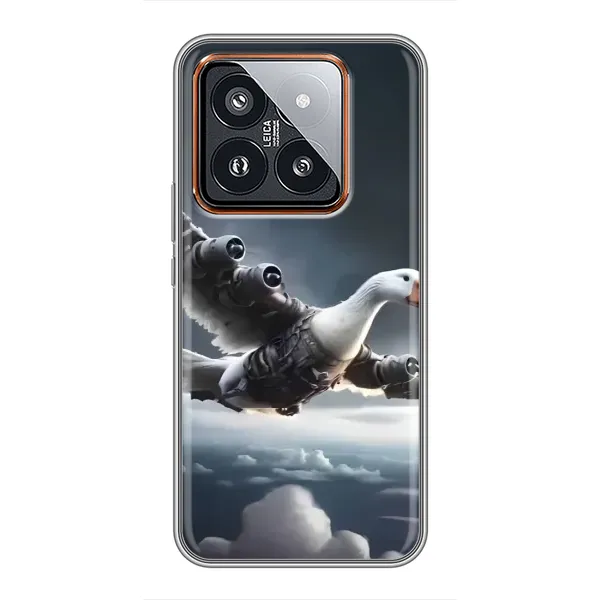 Чехол с принтом «Бомбардини гусини» для Xiaomi 14 Pro Чехол с принтом «Бомбардини гусини» для Xiaomi 14 Pro