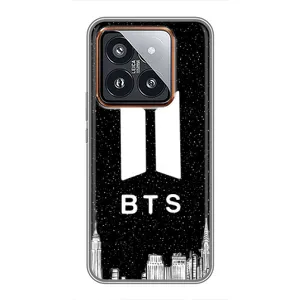 Чехлы BTS для Xiaomi 14 Pro (AlphaPrint) (БТС Лого)