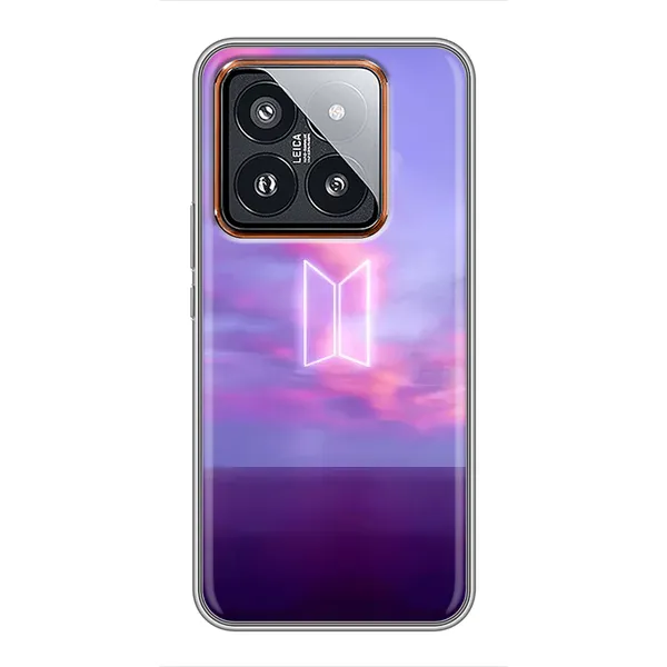 Чехол с принтом «BTS логотип» для Xiaomi 14 Pro