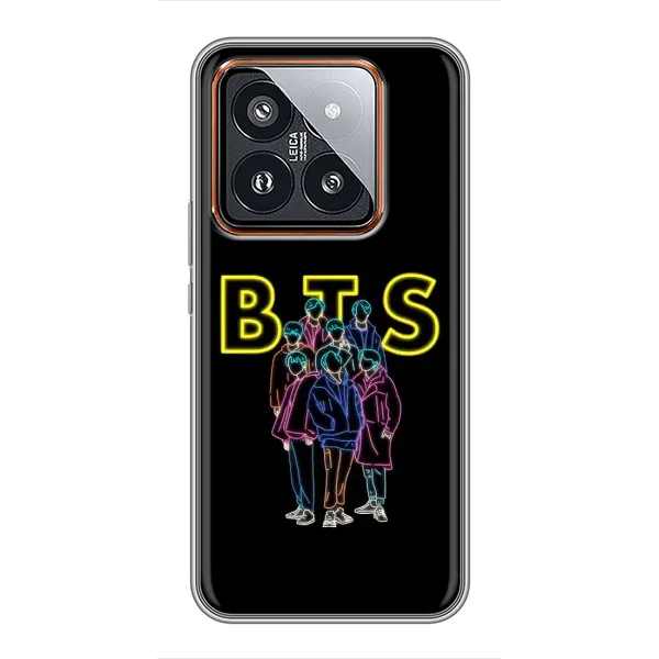 Чехол с принтом «BTS стайл» для Xiaomi 14 Pro