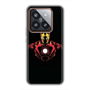 Чехлы с героями Марвел Xiaomi 14 Pro (VPrint) (Человек железный)