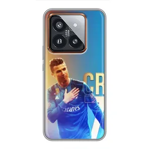 Чехол Криштиану Роналду для Xiaomi 14 Pro (AlphaPrint) (CR7 Real)