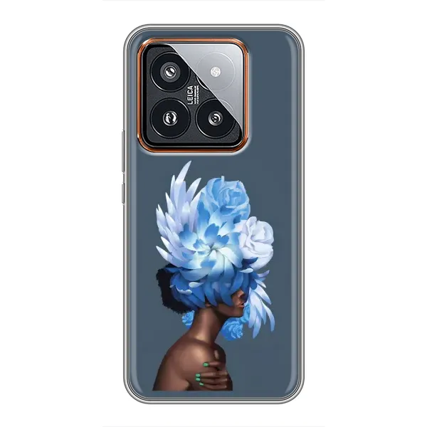 Чехол с принтом «Цветы на голове» для Xiaomi 14 Pro Чехол с принтом «Цветы на голове» для Xiaomi 14 Pro