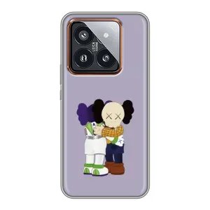 Чехлы для Xiaomi 14 Pro - Bearbrick Louis Vuitton (PREMIUMPrint) (Дружба Беарбрик)