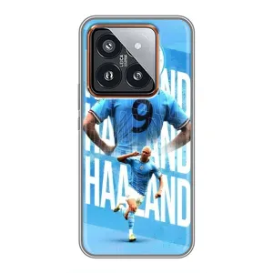 Чехлы с футболистом Ерлинг Холанд для Xiaomi 14 Pro (AlphaPrint) (Erling Haaland)