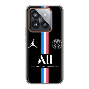 Чехлы PSG для Xiaomi 14 Pro (AlphaPrint) (футболка ПСЖ)