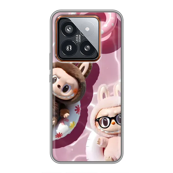Чехол с принтом «Игрушка Лабубу» для Xiaomi 14 Pro