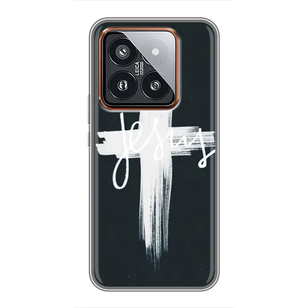 Чохол з принтом «Ісус» для Xiaomi 14 Pro