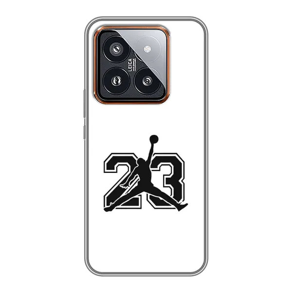 Чехол с принтом «Jordan 23» для Xiaomi 14 Pro Чехол с принтом «Jordan 23» для Xiaomi 14 Pro