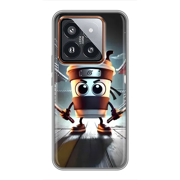 Чехол с принтом «Капучино асасино» для Xiaomi 14 Pro Чехол с принтом «Капучино асасино» для Xiaomi 14 Pro