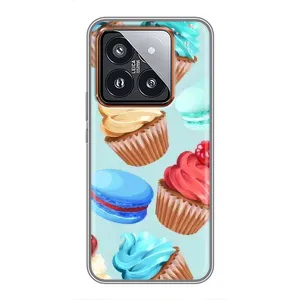 Чехлы с Фруктами для Xiaomi 14 Pro (VPrint) (Кексики)
