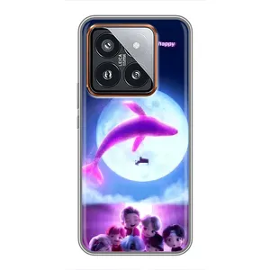 Чехлы BTS для Xiaomi 14 Pro (AlphaPrint) (КИТ BTS)