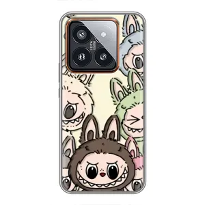Чохол з Лабубу на Xiaomi 14 Pro (Золота мавпа Bored Ape)