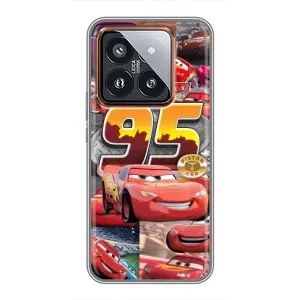 Силіконовий чохол Маквін для Xiaomi 14 Pro (Колаж Блискавка Маквін)