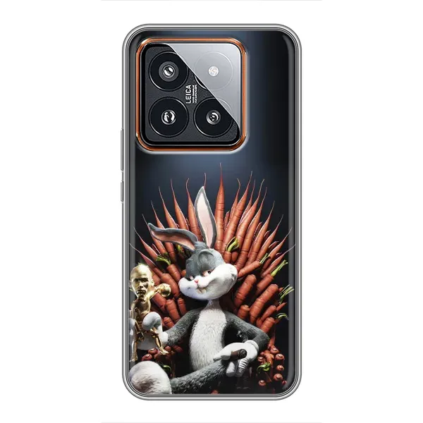 Чохол з принтом «Король Кролик» для Xiaomi 14 Pro
