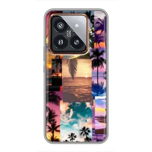 Силіконовий чохол з КАРТИНКАМИ літо для Xiaomi 14 Pro (AlphaPrint) (Літня відпустка)