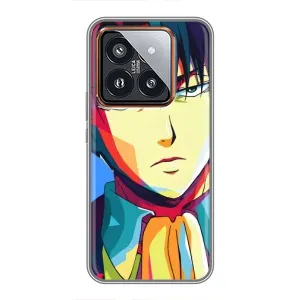 Чохли Персонажі Аніме Наруто для Xiaomi 14 Pro (AlphaPrint) (Леві Аккерман)