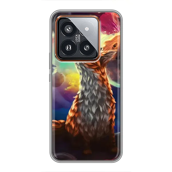 Чехол с принтом «Лисица в космосе» для Xiaomi 14 Pro Чехол с принтом «Лисица в космосе» для Xiaomi 14 Pro