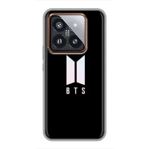 Чехлы BTS для Xiaomi 14 Pro (AlphaPrint) (Лого BTS)