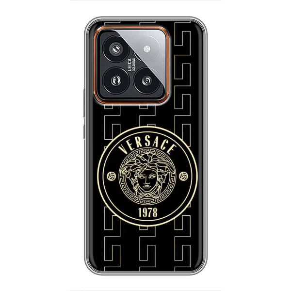 Чехол с принтом «Лого Версаче» для Xiaomi 14 Pro